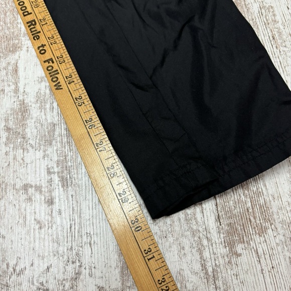 Vintage Starter Track Pants Mens‎ Large Black Embroidered Logo Ankle Zip Y2K - Picture 9 of 15